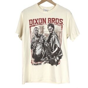 THE WALKING DEAD Graphic T Shirt Dixon Bros Daryl Merle Zombies AMC Size Medium